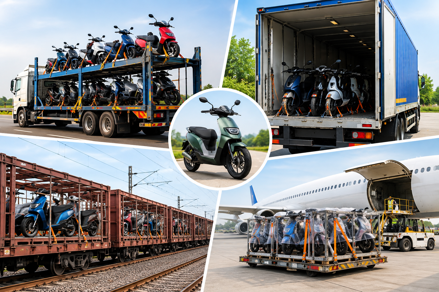 Types of Electric Bike Transport Services in India
